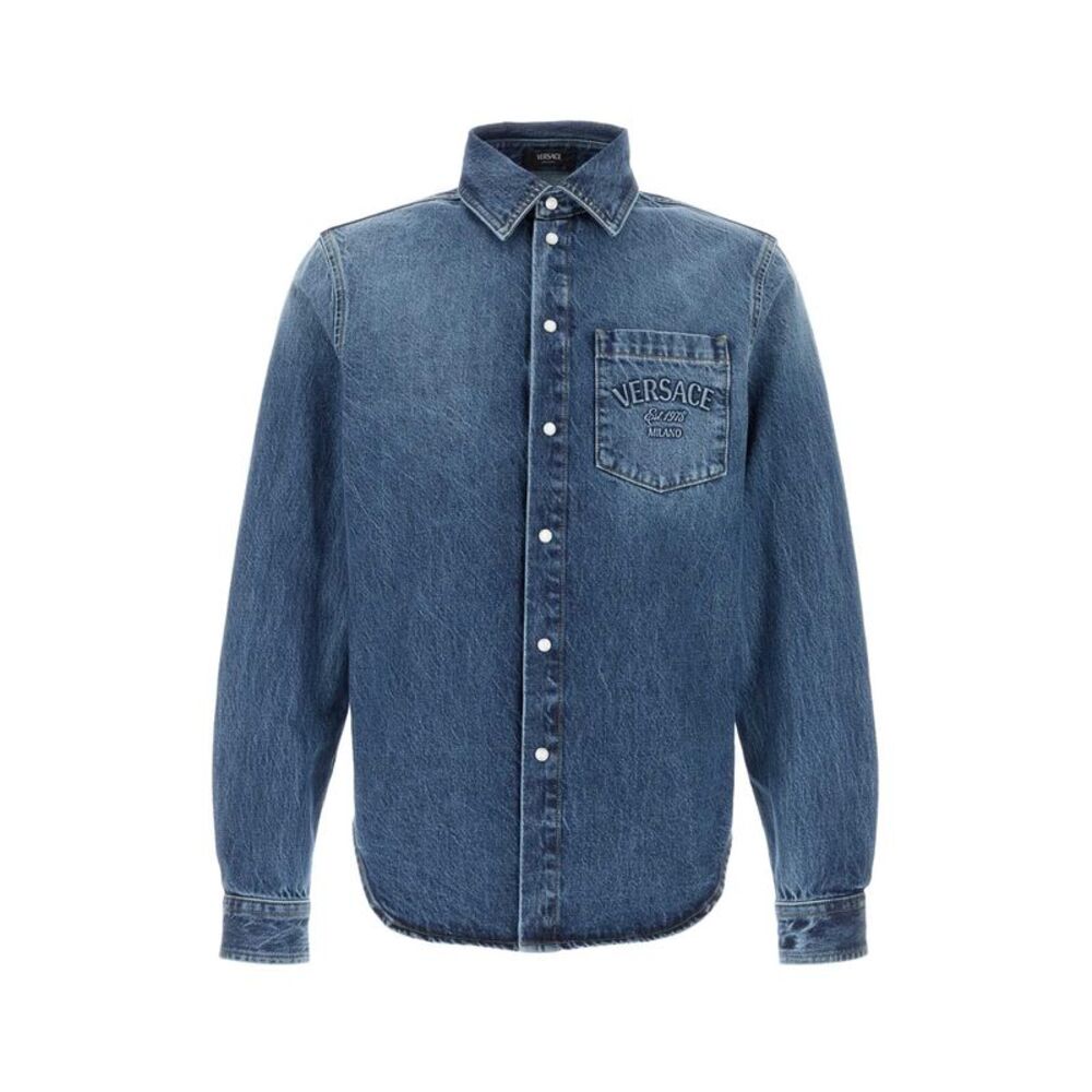 Versace Men Denim Shirt